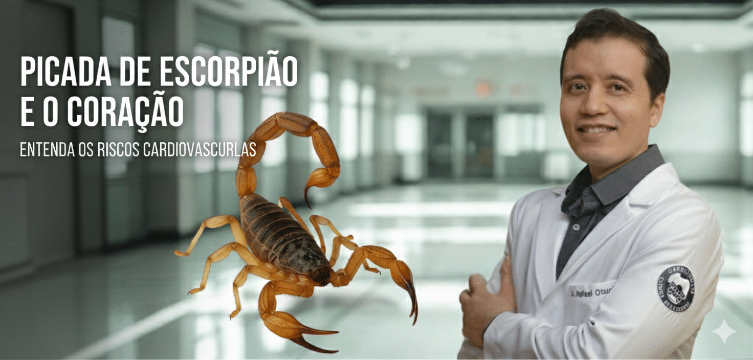 Picada de Escorpião: O Que Fazer e Como o Coração Pode Ser Afetado? 3 Cardiologista analisando um exame cardíaco, representando a importância do acompanhamento médico após acidentes.